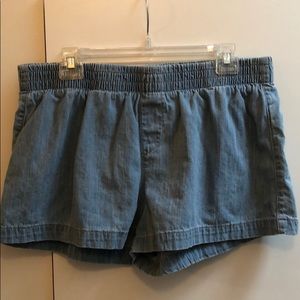 Old Navy light denim cotton shorts